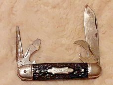 Vintage IMPERIAL KAMP-KING PROV. R.I USA 4 Blades Scout Pocket Knife