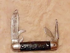 Vintage IMPERIAL KAMP-KING PROV. R.I USA 4 Blades Scout Pocket Knife