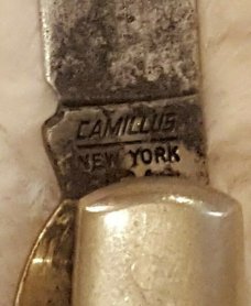 Vintage Camillus New York USA 2-Blade Electricians Lock Blade Pocket Knife