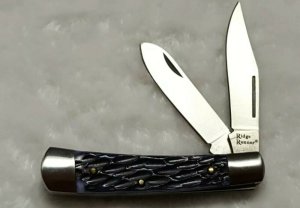 Vintage Ridge Runner Small Trapper 2 Blade Folding Pocket Knife