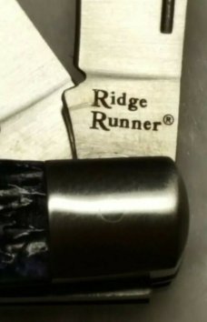 Vintage Ridge Runner Small Trapper 2 Blade Folding Pocket Knife