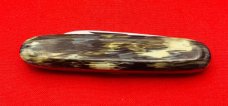 Vintage W.D. HERBERT (Boker) Equal End Pen Folding Pocket Knife Salesman’s Sample Imitation Horn