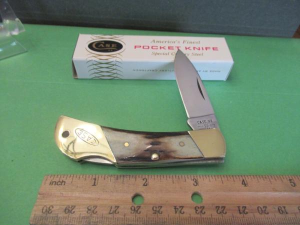Case XX 1980 Stag Lockback Pattern # 051051L SSP Case XX 1980 Stag Lockback Pattern # 051051L SSP