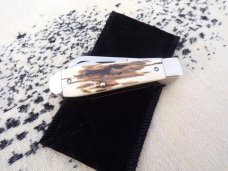 NAPANOCH KNIFE COMPANY MAMMOTH IVORY DIXIE COCK 1095 CARBON 100 WERE MADE