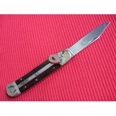 Older Small Solingen German Hubertus 5 7/8" Leverlock Switchblade Knife
