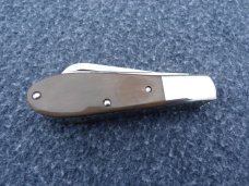 NAPANOCH KNIFE COMPANY MAMMOTH IVORY DIXIE BARLOW 1095 CARBON LAMBS FOOT MAIN BLADE 50 MADE