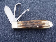 NAPANOCH KNIFE COMPANY MAMMOTH IVORY DIXIE COCK 1095 CARBON 100 WERE MADE