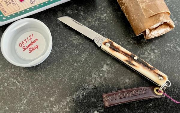 Great Eastern Cutlery #053121 Keychain Knife, Stag Handle, New (GEC 05) Great Eastern Cutlery #053121 Keychain Knife, Stag Handle, New (GEC 05)