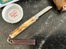 Great Eastern Cutlery #053121 Keychain Knife, Stag Handle, New (GEC 05) 