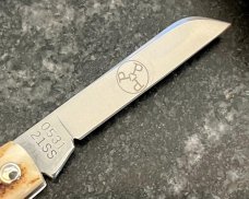 Great Eastern Cutlery #053121 Keychain Knife, Stag Handle, New (GEC 05) 