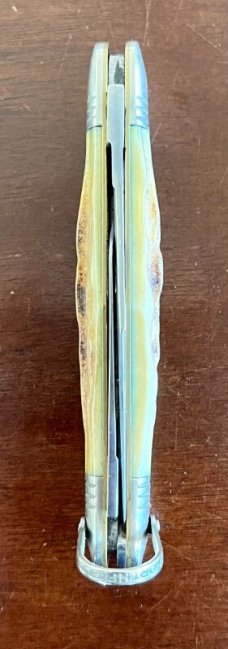 Rare Great Eastern Cutlery Tidioute #331211BAL Conductor, Beautiful Stag Handle, Used (GEC 33) 