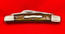 Vintage BOKER (Script) 4-Blade Congress Folding Pocket Knife c.1920’s-1930’s Smooth Bone