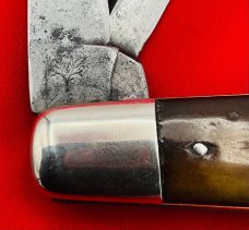 Vintage BOKER (Script) 4-Blade Congress Folding Pocket Knife c.1920’s-1930’s Smooth Bone