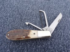 NAPANOCH KNIFE COMPANY MAMMOTH IVORY DIXIE BARLOW 1095 CARBON LAMBS FOOT MAIN BLADE 50 MADE