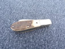 NAPANOCH KNIFE COMPANY MAMMOTH IVORY DIXIE BARLOW 1095 CARBON LAMBS FOOT MAIN BLADE 50 MADE