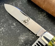 Great Eastern Cutlery Tidioute #152221 Urban Jack, Spring Green Jigged Bone Handle, New (GEC 15) 