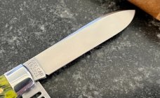 Great Eastern Cutlery Tidioute #152221 Urban Jack, Spring Green Jigged Bone Handle, New (GEC 15) 