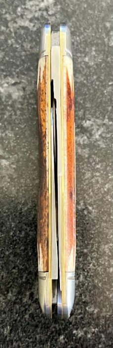 Great Eastern Cutlery Northfield #681221 White Owl, Rare Satin Blades, Cowhide Jig Bone, (GEC 68) 