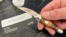 Great Eastern Cutlery Northfield 190120 Little Rattler, Snakeskin Acrylic Handle, (GEC 19), New 