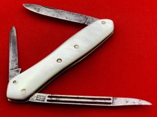 NEW YORK KNIFE CO “HAMMER BRAND” Model No. 3276 Dolphin Lobster Pen Folding Pocket Knife c.1882-1931