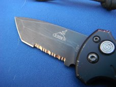 GERBER 06 AUTOMATIC, Tanto Blade, opens smooth, Locks Tight, Safety Lock.   Made in USA!!!!