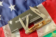 1991 Winchester (by Queen) Hump Back / Balloon Whittler (Mdl#3902 S) w/ Super Stag Handles
