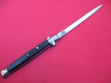 Vintage Unique 13" MOLLETTA Stiletto Checkered Switchblade Knife.