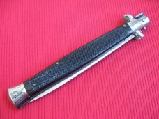 Vintage Unique 13" MOLLETTA Stiletto Checkered Switchblade Knife.