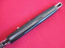 Vintage Unique 13" MOLLETTA Stiletto Checkered Switchblade Knife.
