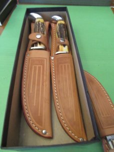 Case XX 1879 to 1979 Bradford Centennial Stag Set of 4 Fixed Blades 