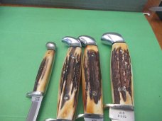 Case XX 1879 to 1979 Bradford Centennial Stag Set of 4 Fixed Blades 