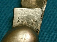 VINTAGE COLONIAL PROV RI USA FOLDING POCKET TEXAS TOOTHPICK TICKLER FISH KNIFE KNIVES OLD