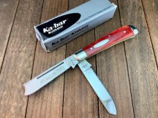 Kabar Mini Razor Trapper Red Smooth Bone