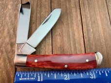 Kabar Mini Razor Trapper Red Smooth Bone