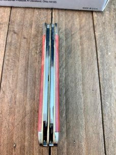 Kabar Mini Razor Trapper Red Smooth Bone