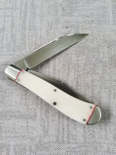 K'roo Custom Giraffe Bone Wharnie Trapper.4"..slip..coa...rwl34..filework..liners..spacers...fluted 