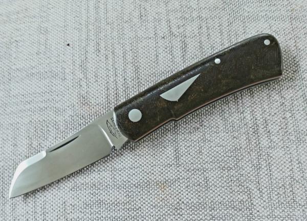 Birdvis Hitchcock...Westinghouse Rag Micarta  scales..Cpm154..3 5/8"..dob 4/2021.New...box..coa..sli