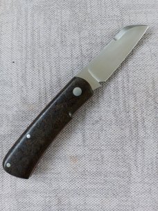 Birdvis Hitchcock...Westinghouse Rag Micarta  scales..Cpm154..3 5/8"..dob 4/2021.New...box..coa..sli