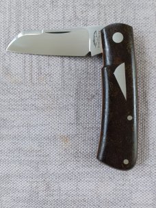 Birdvis Hitchcock...Westinghouse Rag Micarta  scales..Cpm154..3 5/8"..dob 4/2021.New...box..coa..sli