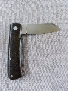 Birdvis Hitchcock...Westinghouse Rag Micarta  scales..Cpm154..3 5/8"..dob 4/2021.New...box..coa..sli