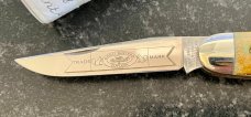 Great Eastern Cutlery #538208 Muskrat, Burnt Stag Handle, Stainless Steel Blades, New (GEC 53) 
