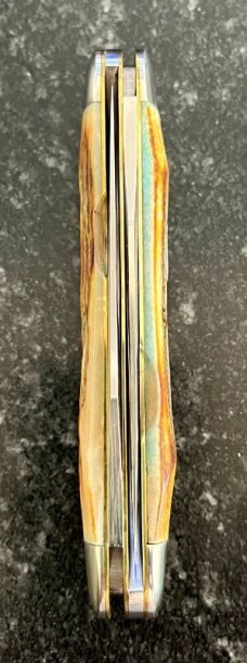Great Eastern Cutlery #538208 Muskrat, Burnt Stag Handle, Stainless Steel Blades, New (GEC 53) 