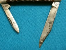 VINTAGE SCHRADE WALDEN NY USA 708 2 BLADE STOCKMAN FOLDING PEN JACK POCKET KNIFE KNIVES OLD