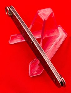 Vintage NEW YORK KNIFE CO #2897 Decorative Twist Ring Shadow Pen Pocket Knife c.1882-1931 **RARE**