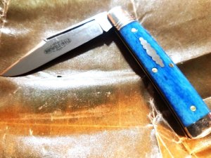 Great Eastern Northfield #94 Blue Camel Bone Liberty Jack Knife 941121 GEC