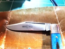 Great Eastern Northfield #94 Blue Camel Bone Liberty Jack Knife 941121 GEC
