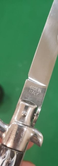 Vintage Italian Stiletto knife lockback, Made in Italy, Early 80's