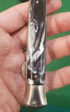 Vintage Italian Stiletto knife lockback, Made in Italy, Early 80's