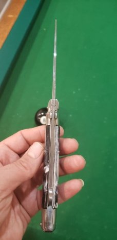 Vintage Italian Stiletto knife lockback, Made in Italy, Early 80's