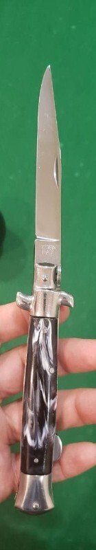 Vintage Italian Stiletto knife lockback, Made in Italy, Early 80's